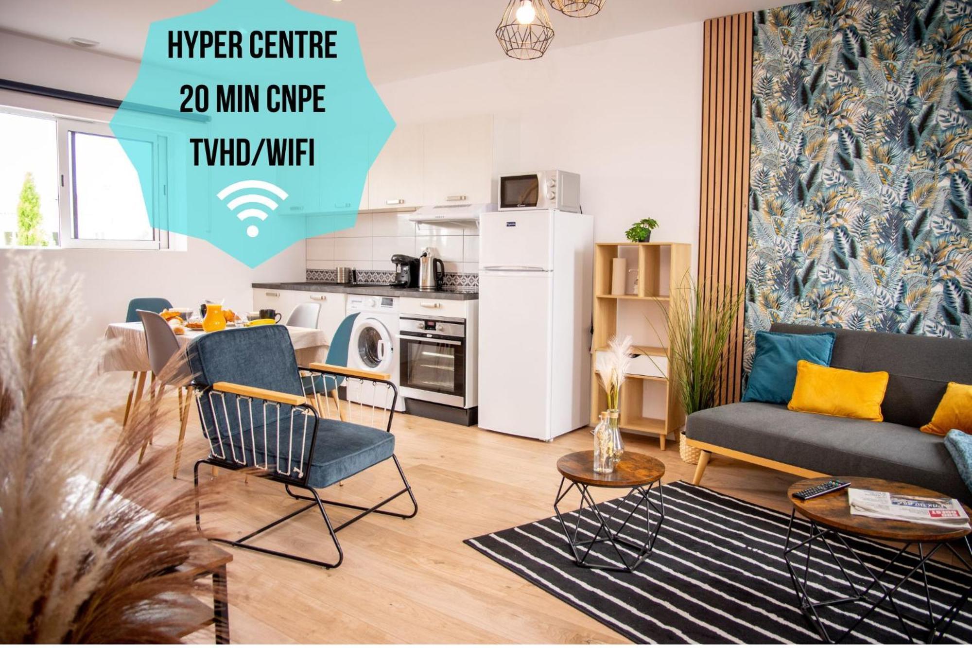 شقة Duplex Cocoon - 10 Min De Blaye - 20 Min Cnpe - Wifi - Tv Hd Saint-Seurin-de-Cursac المظهر الخارجي الصورة
